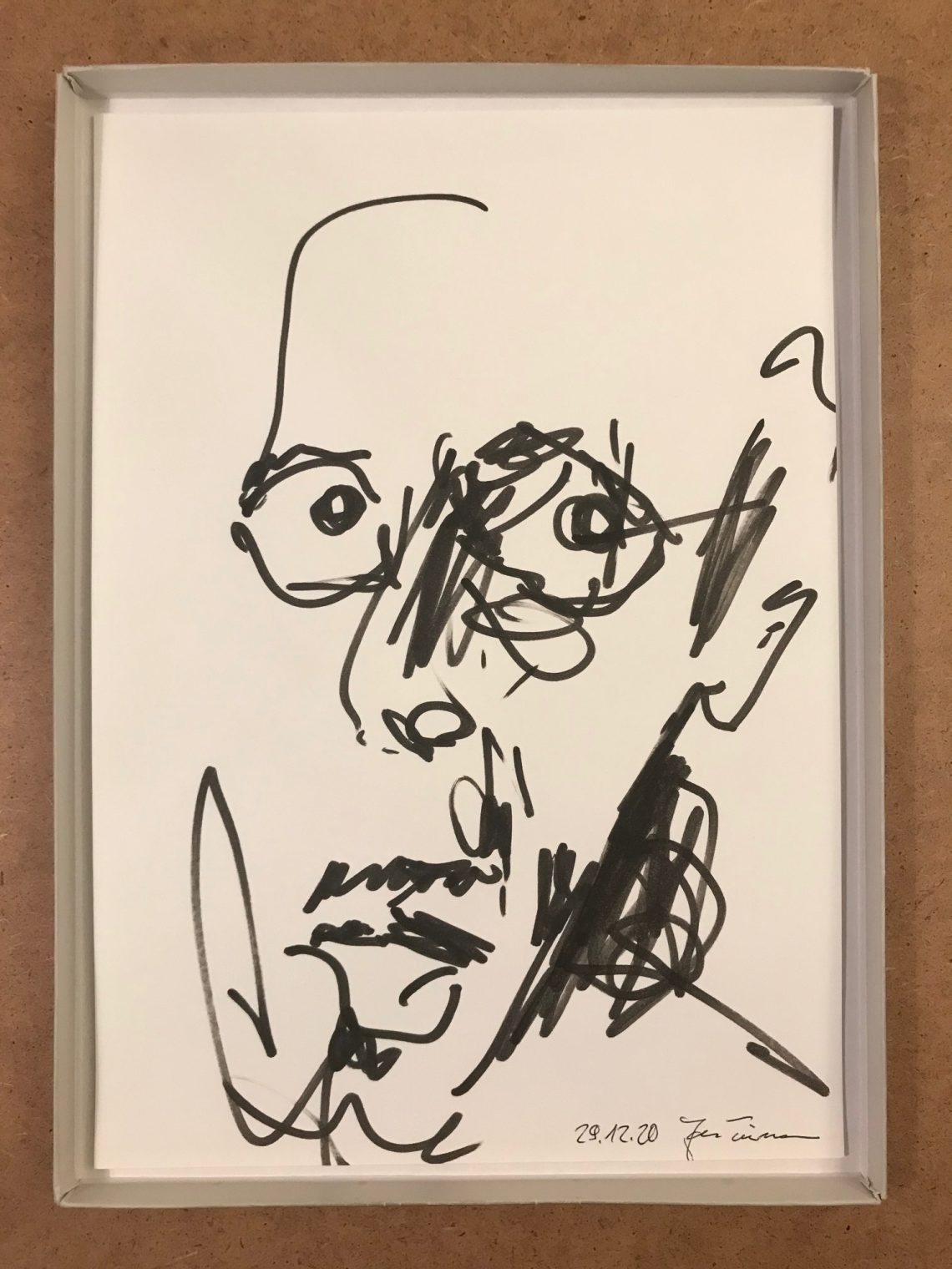 Jan Tiemann Drawing Portrait 1