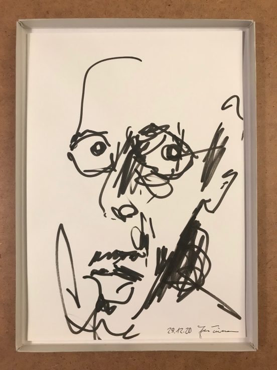 Jan Tiemann Drawing Portrait 1