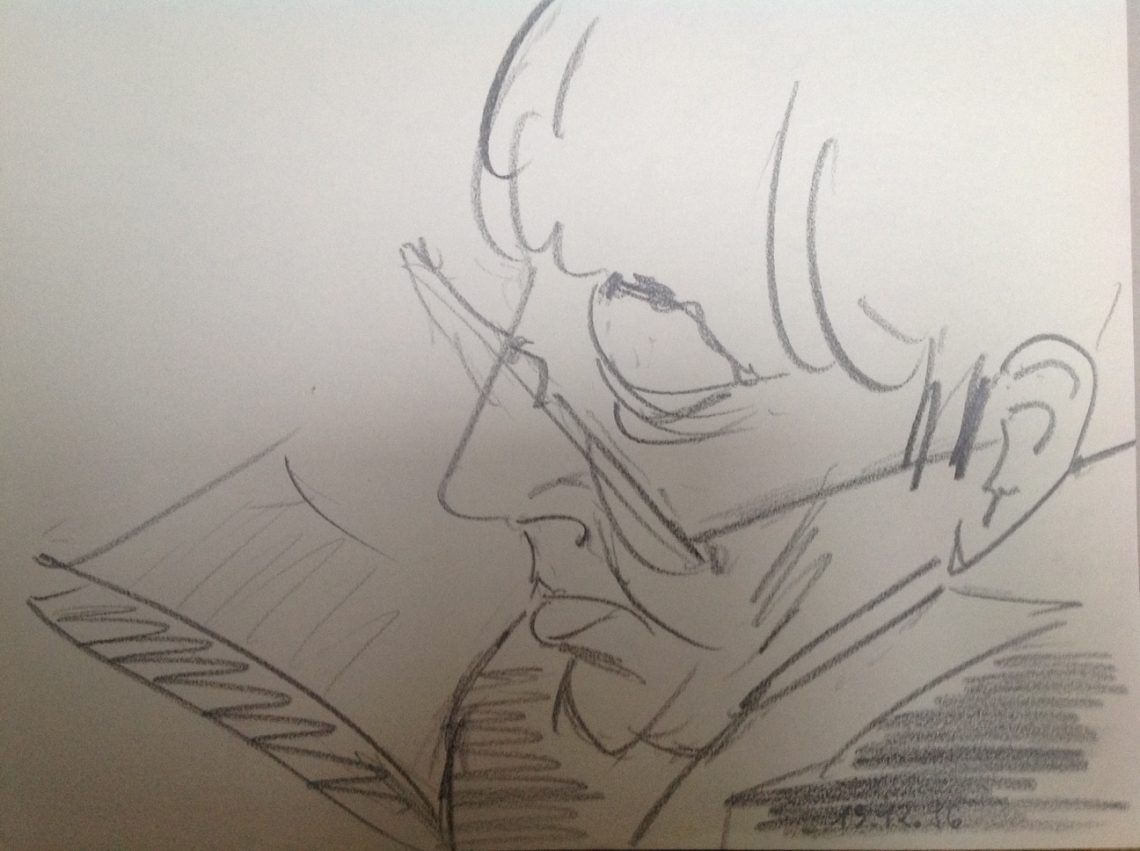 Jan Tiemann Drawing Portrait 12