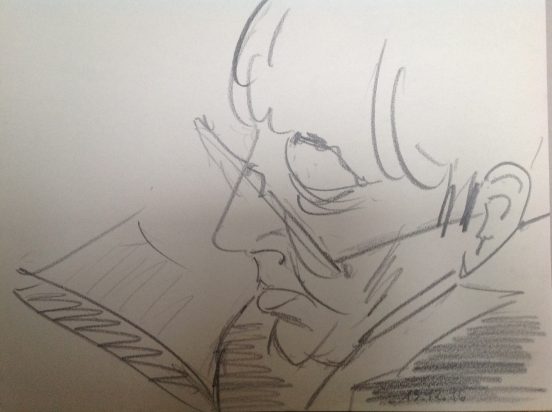 Jan Tiemann Drawing Portrait 12
