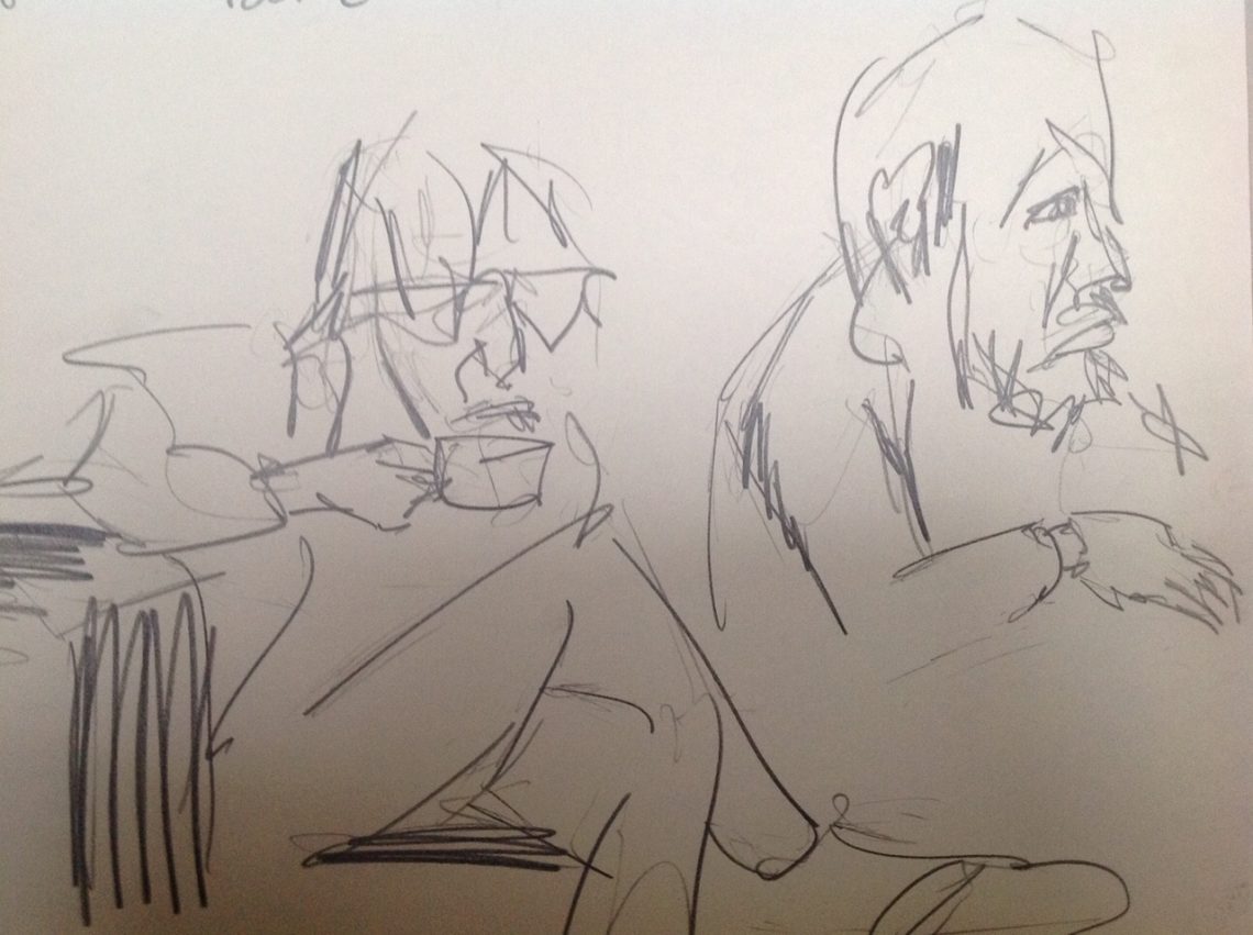 Jan Tiemann Drawing Portrait 13