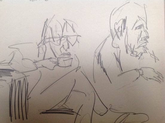 Jan Tiemann Drawing Portrait 13