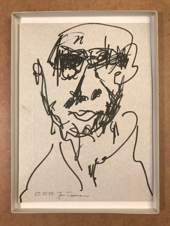 Jan Tiemann Drawing Portrait 2