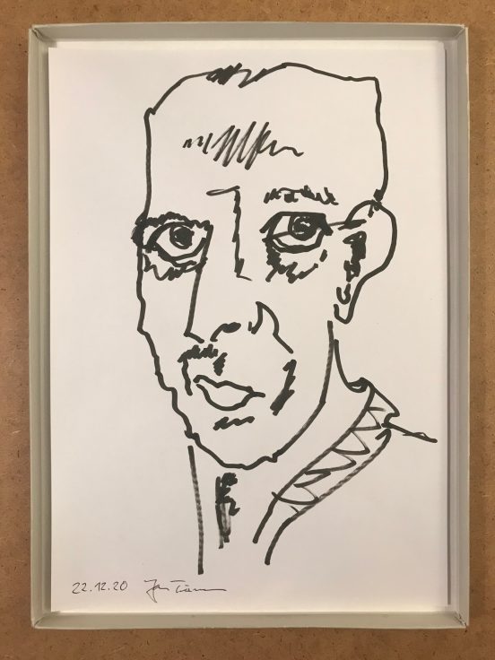 Jan Tiemann Drawing Portrait 3