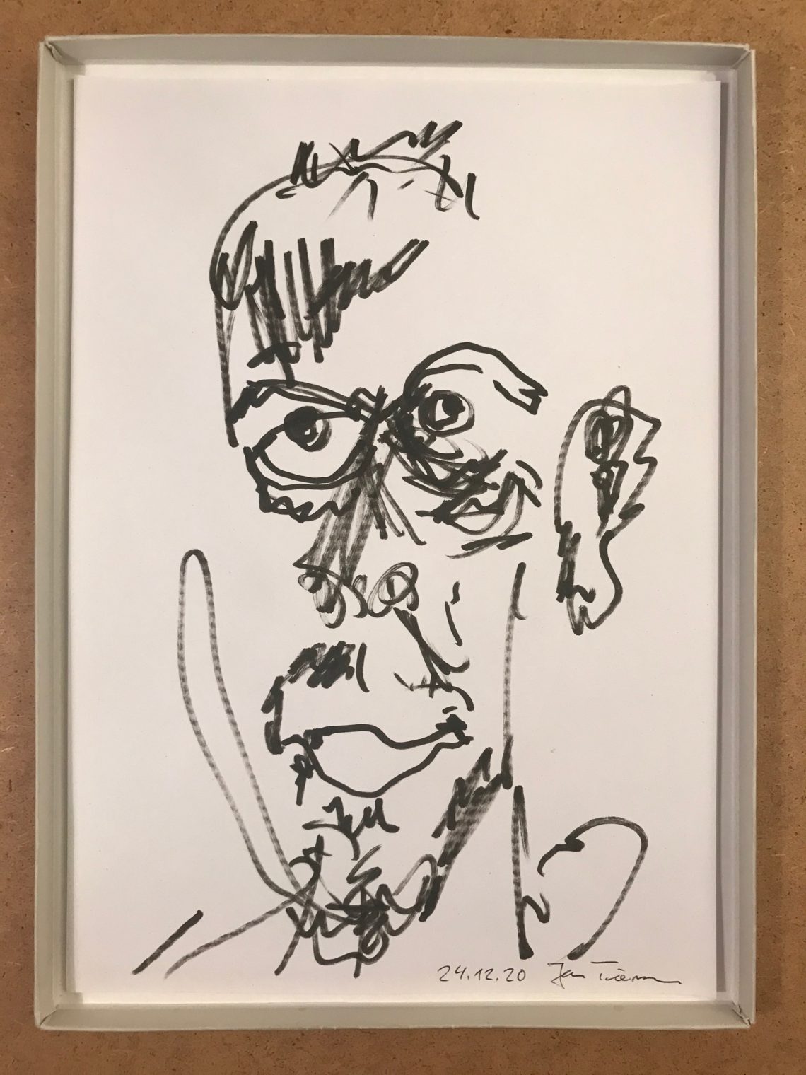 Jan Tiemann Drawing Portrait 4