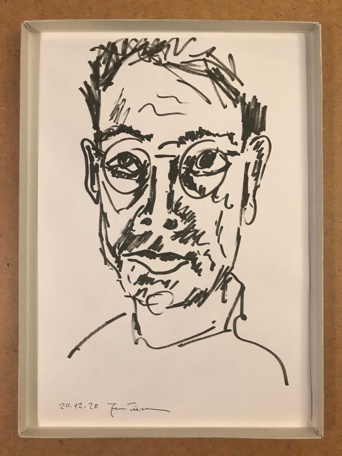 Jan Tiemann Drawing Portrait 5