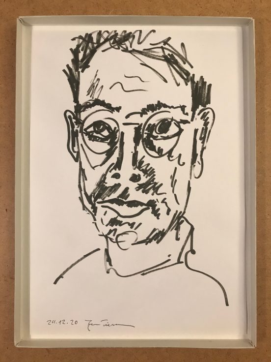 Jan Tiemann Drawing Portrait 5