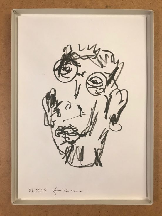 Jan Tiemann Drawing Portrait 6
