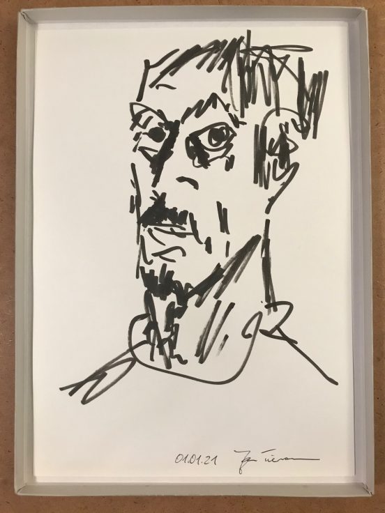Jan Tiemann Drawing Portrait 17