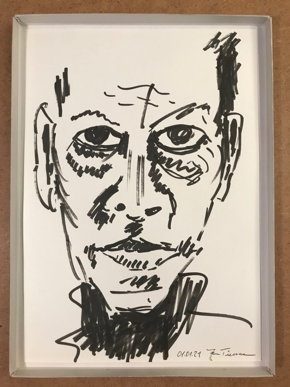 Jan Tiemann Drawing Portrait 18