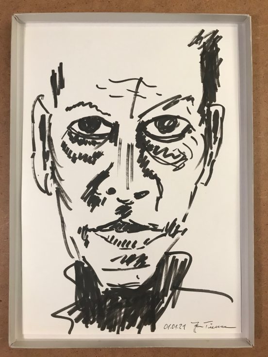 Jan Tiemann Drawing Portrait 18