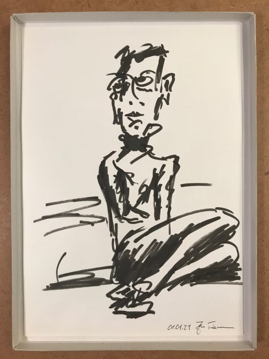 Jan Tiemann Drawing Portrait 19