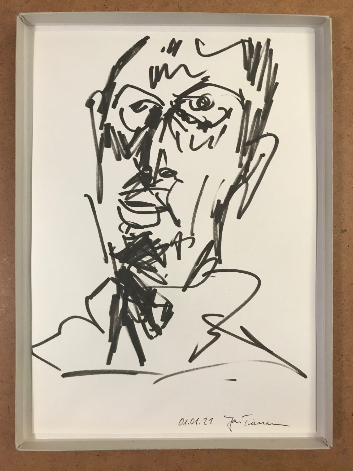 Jan Tiemann Drawing Portrait 21